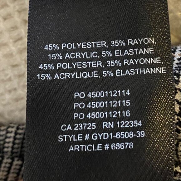 Aritzia Babaton Conan Straight Leg Tartan Plaid Cropped Pants Trousers 8 - Picture 9 of 9